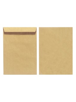 herlitz Versandtasche Briefumschlag C5 · ohne Fenster ·  braun Recycling · 10 Stück