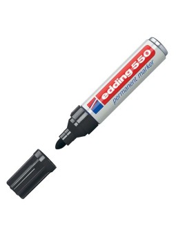 Edding 550  · Permanentmarker · schwarz  3-4 mm · Rundspitze