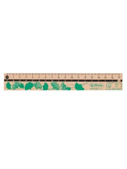 BRUNNEN Lineal 17cm Holz
