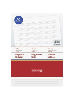 BRUNNEN Ringbucheinlagen · DIN A4 · Notenpapier · Lineatur 14 · 20 Blatt