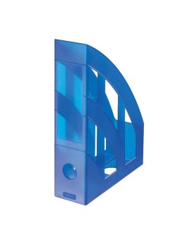 Herlitz Stehsammler · classic · blau transluzent