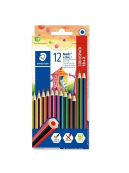STAEDTLER® Buntstifte Noris® colour 185 C12 · 3 mm · Kartonetui mit 12 Farben