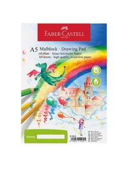 Faber Castell Malblock DIN A5 · 80g/m² · 60 Blatt