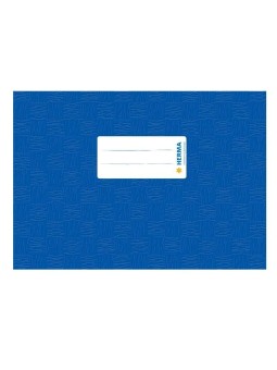 Herma Hefthülle · DIN A5 · quer · gedeckt · blau