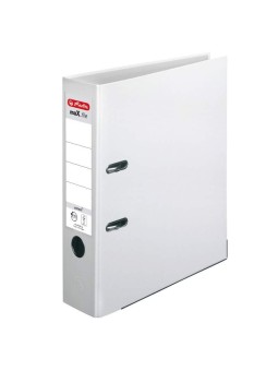 Herlitz Ordner A4 · breit (8cm)  · maX.file protect · weiß