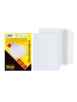 Briefumschlag, Versandtasche C6 · mit Haftklebung · weißes Papier · 25 Stück
