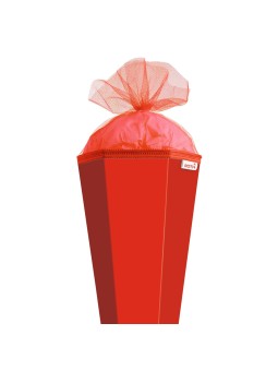 Zuckertütenrohling · bunt · groß · 85 cm · 6eckig · verstärkte Spitze