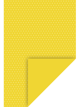 heyda Bastelkarton Happy Papers · 1 BOGEN · 21 x 31 cm · sonnengelb · weiße Punkte