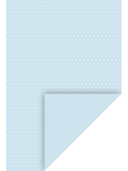 heyda Bastelkarton Happy Papers · 1 BOGEN · 21 x 31 cm · hellblau · weiße Punkte