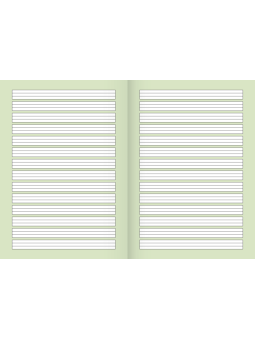BRUNNEN Schulheft · DIN A4 · Lineatur 1 · liniert - 1. Schuljahr · Kontrastlineatur · 16 Blatt · Umweltpapier