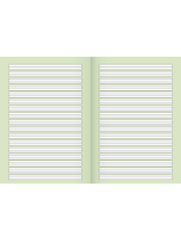 BRUNNEN Schulheft · DIN A4 · Lineatur 2 · liniert - 2. Schuljahr · Kontrastlineatur · 16 Blatt · Umweltpapier