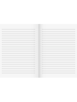 BRUNNEN Schulheft · DIN A4 · Lineatur 3 · liniert - 3. Schuljahr · ohne Rand · 16 Blatt · Umweltpapier