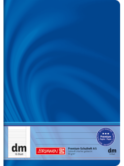 BRUNNEN Schulheft VIVENDI · DIN A5 · Lineatur dm · liniert - ab 3. Schuljahr · 16 Blatt · 90 g/m² Premiumpapier