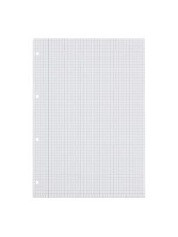 LANDRÉ Collegeblock · A4 · 80 Blatt · Lineatur 22 · kariert · ohne Rand