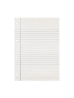 LANDRÉ Recycling-Collegeblock · A4 · 80 Blatt · Lineatur 21 · liniert · ohne Rand