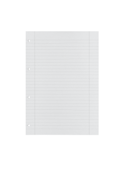 LANDRÉ Recycling-Collegeblock · A4 · 80 Blatt · Lineatur 27 · liniert · Doppelrand