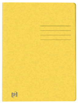 Oxford Top File + A4 Schnellhefter · exklusiver 390 g/m² Multi´Strat™ Karton· DIN A4 · gelb