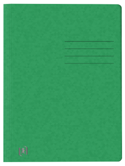 Oxford Top File + A4 Schnellhefter · exklusiver 390 g/m² Multi´Strat™ Karton· DIN A4 · dunkelgrün