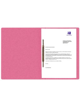 Oxford Top File + A4 Schnellhefter · exklusiver 390 g/m² Multi´Strat™ Karton· DIN A4 · pink / rosa