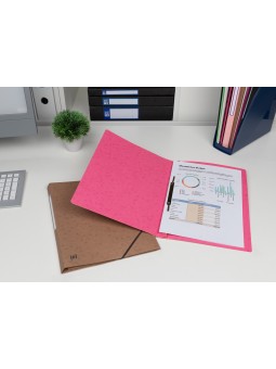 Oxford Top File + A4 Schnellhefter · exklusiver 390 g/m² Multi´Strat™ Karton· DIN A4 · pink / rosa