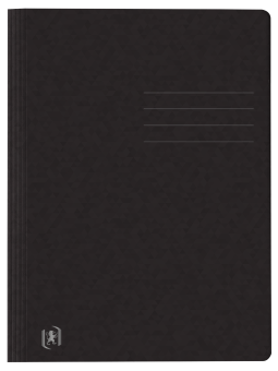 Oxford Top File + A4 Schnellhefter · exklusiver 390 g/m² Multi´Strat™ Karton· DIN A4 · schwarz
