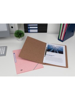 Oxford Top File + A4 Schnellhefter · exklusiver 390 g/m² Multi´Strat™ Karton· DIN A4 · braun