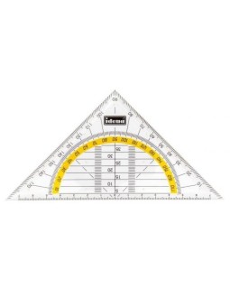 idena Geometrie-Dreieck · 14 cm · transparent