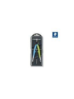 STAEDTLER® Zirkel · Mars® comfort · Präzisions-Geometriezirkel · neonblau-grün