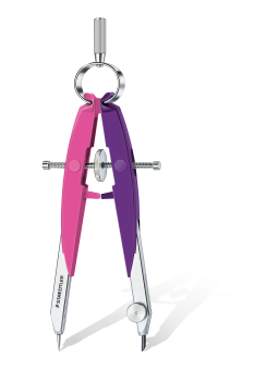 STAEDTLER®Zirkel · Mars® comfort · Präzisions-Geometriezirkel · pink-lila