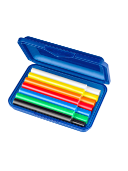 STAEDTLER® Wachsknete Noris® Plastilin Knete · 14 Stangen in 7 Farben
