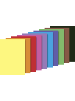 heyda · Tonzeichenpapier · A3 · 10 Blatt in 10 Farben
