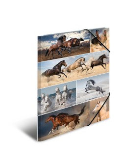 HERMA Sammelmappe · A3 · Karton · Pferde