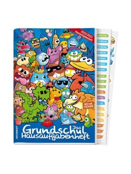 Haefft Grundschul-Hausaufgabenheft · Vordatiert · 2022/23 · Rasselbande