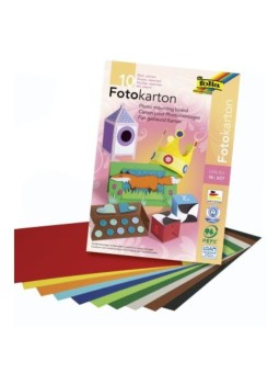 Folia · Fotokartonblock A3 · 10 Farben