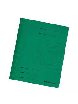 herlitz Schnellhefter · Manila-Karton · Blauer Engel · Pappe 230 g/m² · dunkelgrün