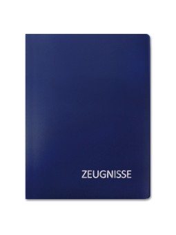 ROTH Zeugnismappe A4 · 20 Hüllen · blau