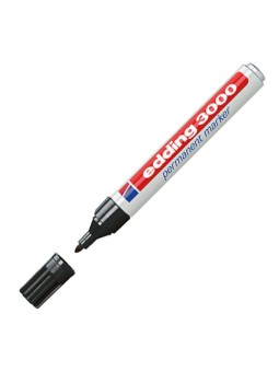 Edding 3000 Permanentmarker · schwarz · 1,5 - 3 mm Rundspitze