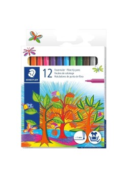 STAEDTLER® Fasermaler Noris® · 12 Farben