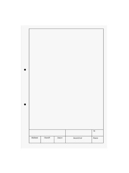 BRUNNEN Kieserblock 12 · unliniert/blanko · 25 Bl · extrastarkes Papier 150g/m²