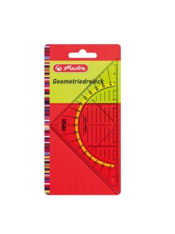 Herlitz Geometrie-Dreieck · 14 cm · transparent