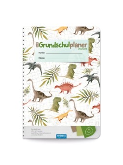 Trötsch Grundschulplaner "Dino" · 2023/2024: Spiral-Bindung · A5