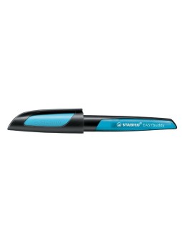 Ergonomischer Schulfüller STABILO® EASYbuddy · schwarz/hellblau· Feder M