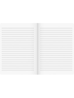 BRUNNEN Schulheft · DIN A4 · Vivendi · Lineatur 3   · 90 g/m² · 16 Blatt