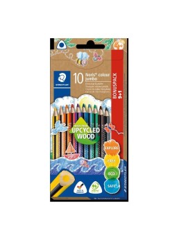 STAEDTLER® Farbstift Noris Club® jumbo dreikant · 188 C10P · 4 mm · 10 Farben