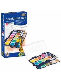 Idena Deckfarbkasten · inkl. Deckweiß · 24 Farben