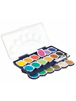 Idena Deckfarbkasten · inkl. Deckweiß · 24 Farben