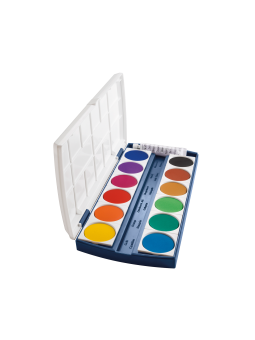 Herlitz Deckfarbkasten · inkl. Deckweiß · 12 Farben