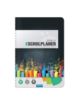 Trötsch Schulplaner "Schwarz" · 2023/2024 · Spiral-Bindung · A5
