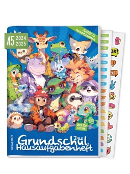 Haefft Grundschul-Hausaufgabenheft · vordatiert · 2024/25 · Rasselbande