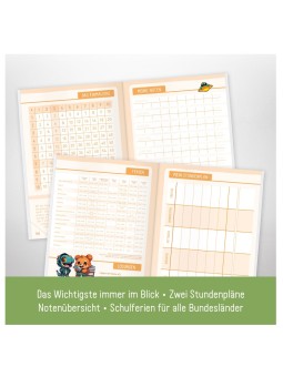 Haefft Grundschul-Hausaufgabenheft · vordatiert · 2024/25 · Rasselbande